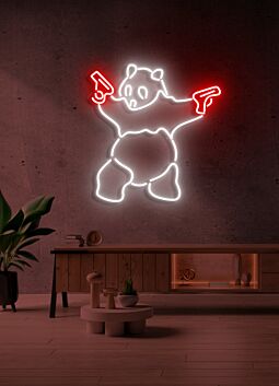 Panda Neon Adorable Glow for Wildlife Lovers