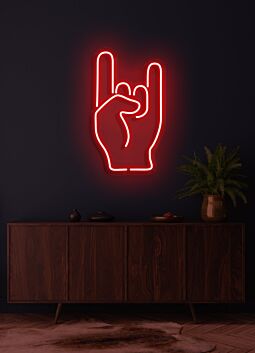 Rock n&#039; roll Neon Tribute to the Spirit of Rock Music