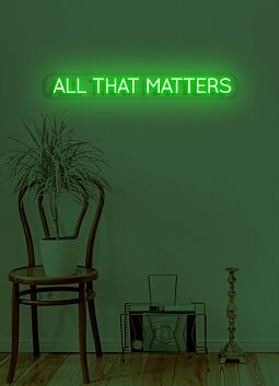 All that matters Neon Reflecting on What&#039;s Truly Important in Life