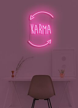 Karma Neon Universal Law of Cause and Effect