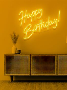 Happy Birthday Neon Celebration of Another Year
