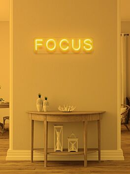 Focus Neon for Inspiring Concentration and Determination