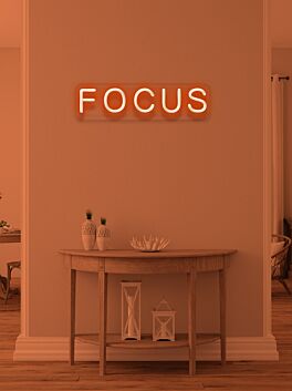 Focus Neon for Inspiring Concentration and Determination
