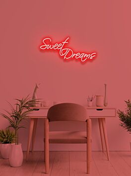 Sweet dreams Neon Whispers of Nighttime Wonders