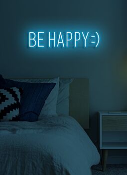 Be happy Neon Beacon of Joy