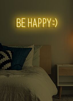 Be happy Neon Beacon of Joy