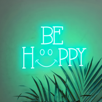 Be Happy Neon Sign