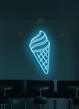 Ice Cream Neon Swirls of Cool Delight