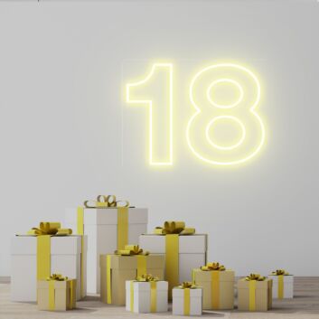 18 Celebrating Milestone Birthdays with Vibrant Neon