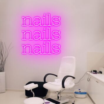 Nails Salon Add Elegance to Your Salon with Chic Neon