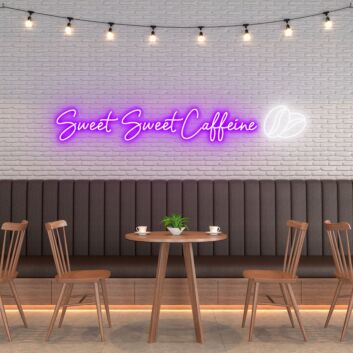 Sweet Sweet Caffeine Celebrate Your Love for Coffee with Neon