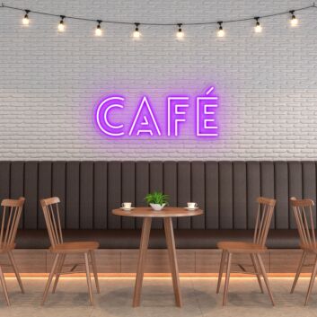 Café Create a Cozy Corner with Vintage Neon