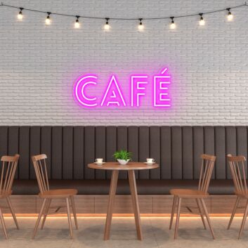 Café Create a Cozy Corner with Vintage Neon