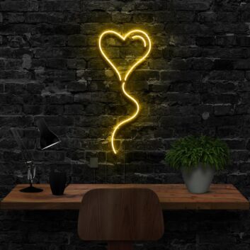 Heart Balloon Add Light-hearted Charm with Neon