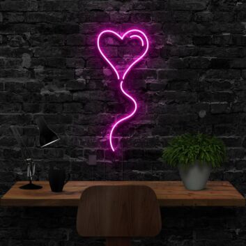 Heart Balloon Add Light-hearted Charm with Neon