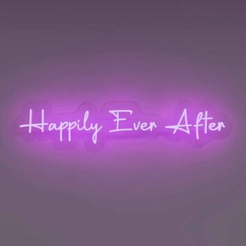 Happily Ever After Illuminate Your Love Story in Neon