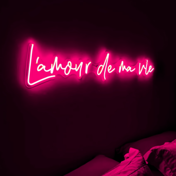 La Vie En Rose Neon Sign: Radiate the Romantic Glow