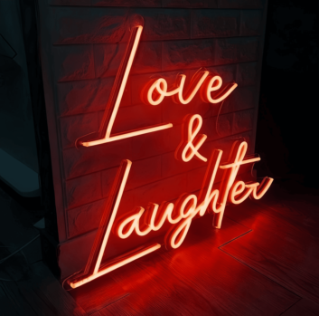 Love and Laughter: Add a Radiant Glow of Joy to Your Space with Neon