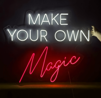 Make Your Own Magic Neon Sign: Illuminate Your Inspirational Space