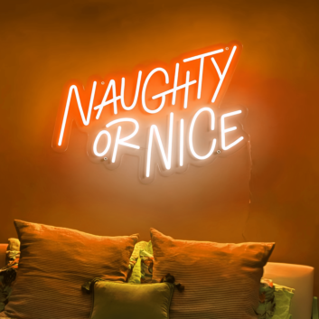 Naughty or Nice: Illuminate Your Space with Neon Charm