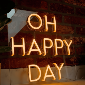 Oh Happy Day: Illuminate Your Joy with Neon!