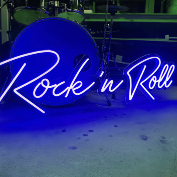 Rock n Roll: Electrifying Neon Sign for Your Space!