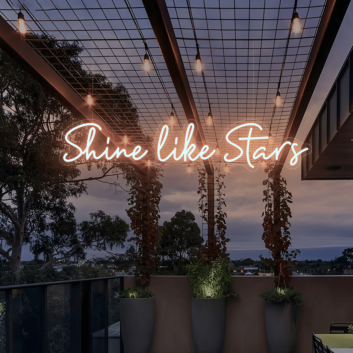 Shine Like Stars: Illuminate Your Space with Radiance and Charm - Neon Art Sign