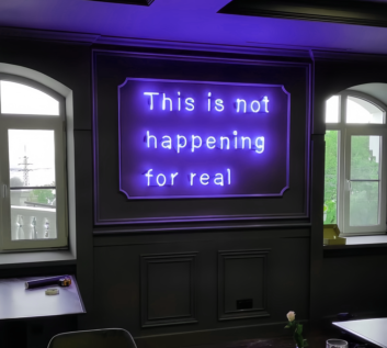 This Is Not Happening for Real: Embrace the Surreal with Neon Illumination