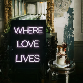 Where Love Lives: Illuminate Your Heart's Sanctuary in Neon