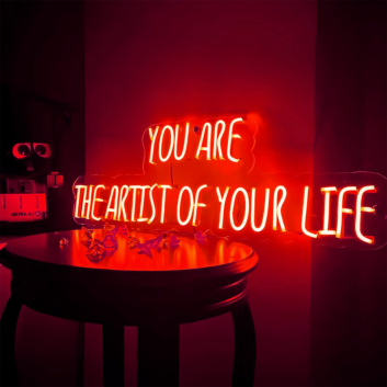 You Are The Artist Of Your Life: Paint Your Journey with Neon Shine