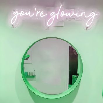 You&#039;re Glowing: Shine Bright with Neon Brilliance