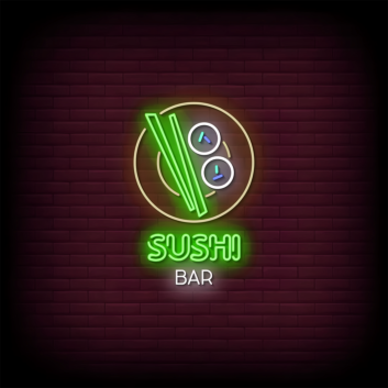 Customize Sushi Bar: Add a Touch of Neon Sushi to Your Space