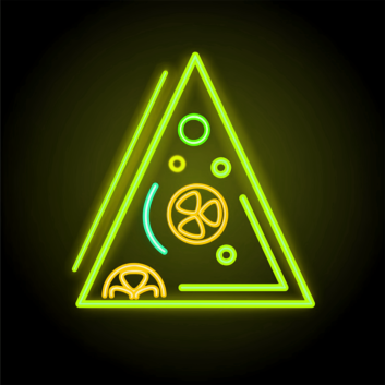 Pizza Slice: Illuminate Your Space with Neon Flavor