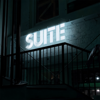 Suite: Light Up Your Space with Neon Sophistication