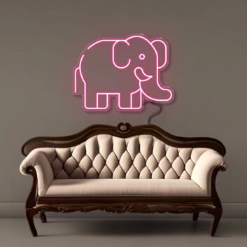 Elephant Led Neon
