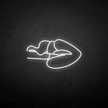 &#39;Cigerrate and lip&#39; neon sign