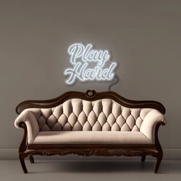 Play Hard Led Neon Signs