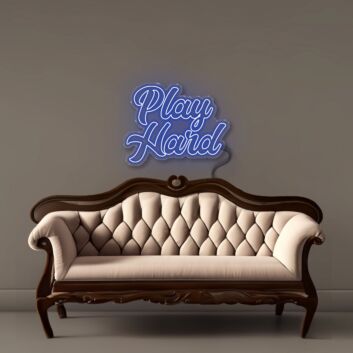 Play Hard Led Neon Signs