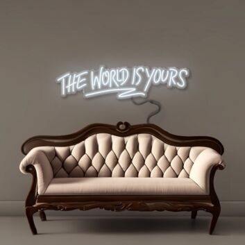 The world is yours Led Neon