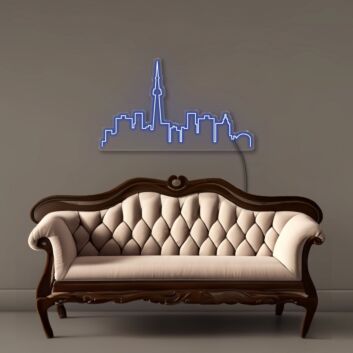 Toronto Cityscape Neon Signs