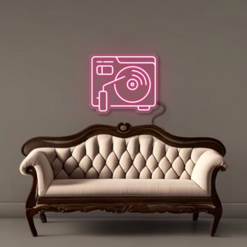 Vinyl Player Neon Signs