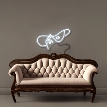 Woman in Hat Led Neon