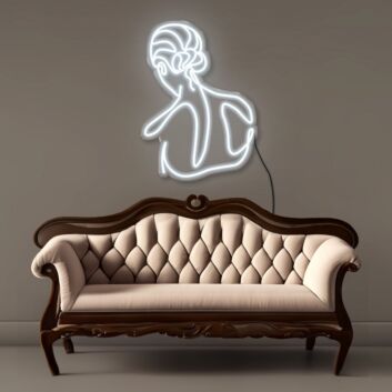 Womans Back Led Neon Signs