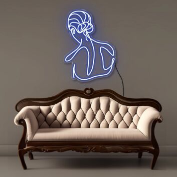 Womans Back Led Neon Signs