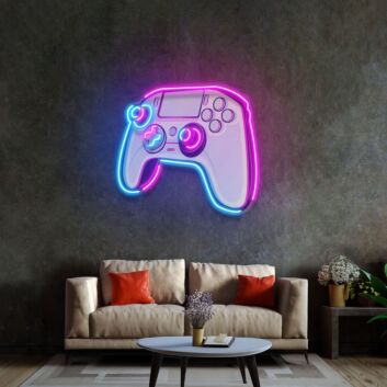 Stick Controller Cartoon Led Neon Sign Light Pop Art