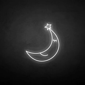 &#39;To the moon&#39; neon sign