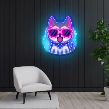 Cool Husky Dog Neon Sign X Acrylic Artwork
