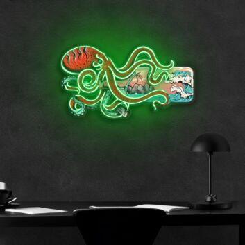 Paradise In A Bottle Neon X Acrylic Artwork