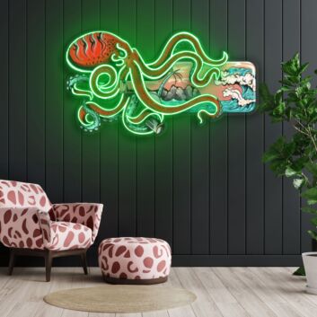 Paradise In A Bottle Neon X Acrylic Artwork