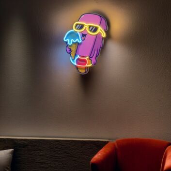 Ice Cream Delight Led Neon Sign Light Pop Art